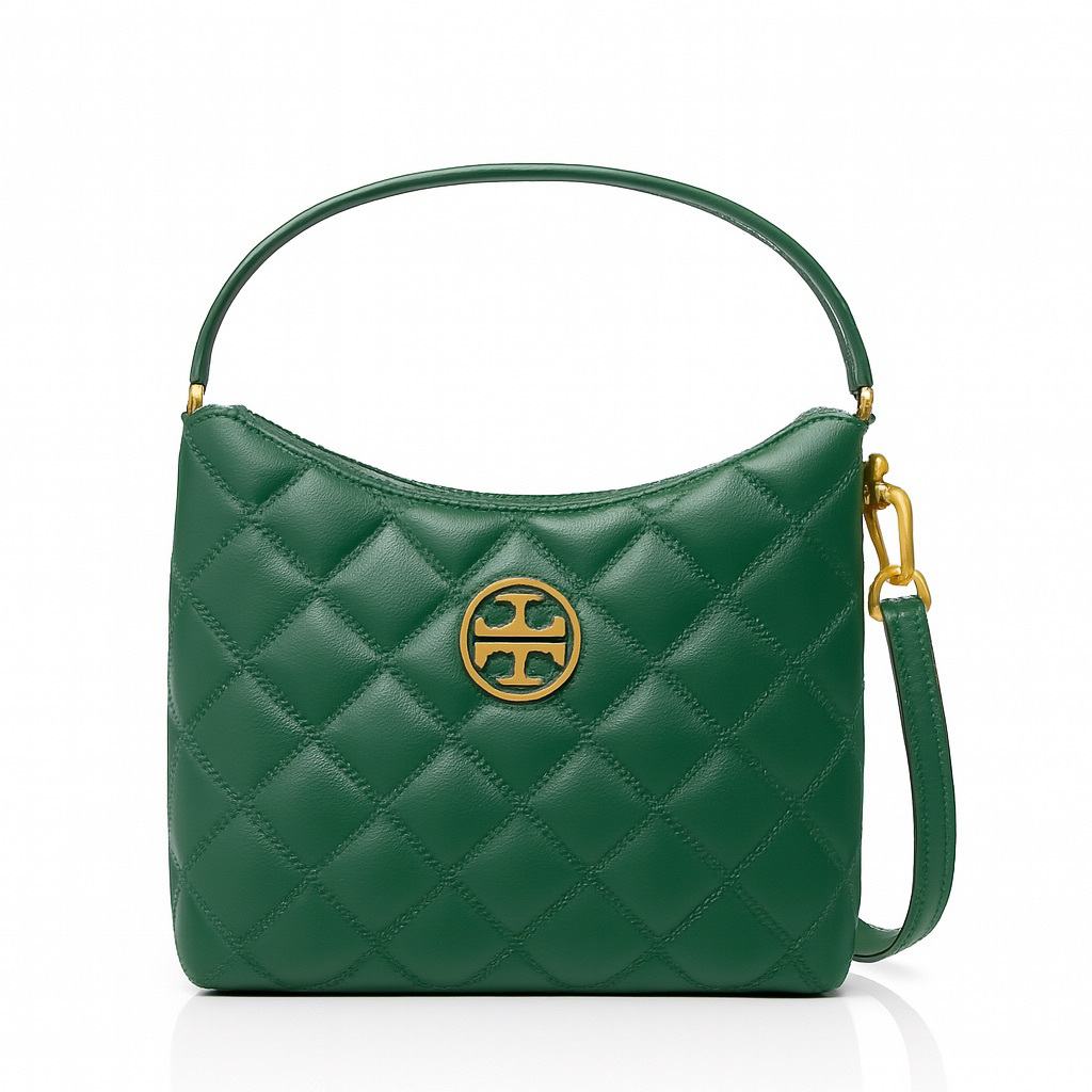 Tas wanita import Tory Burch Hijau botol