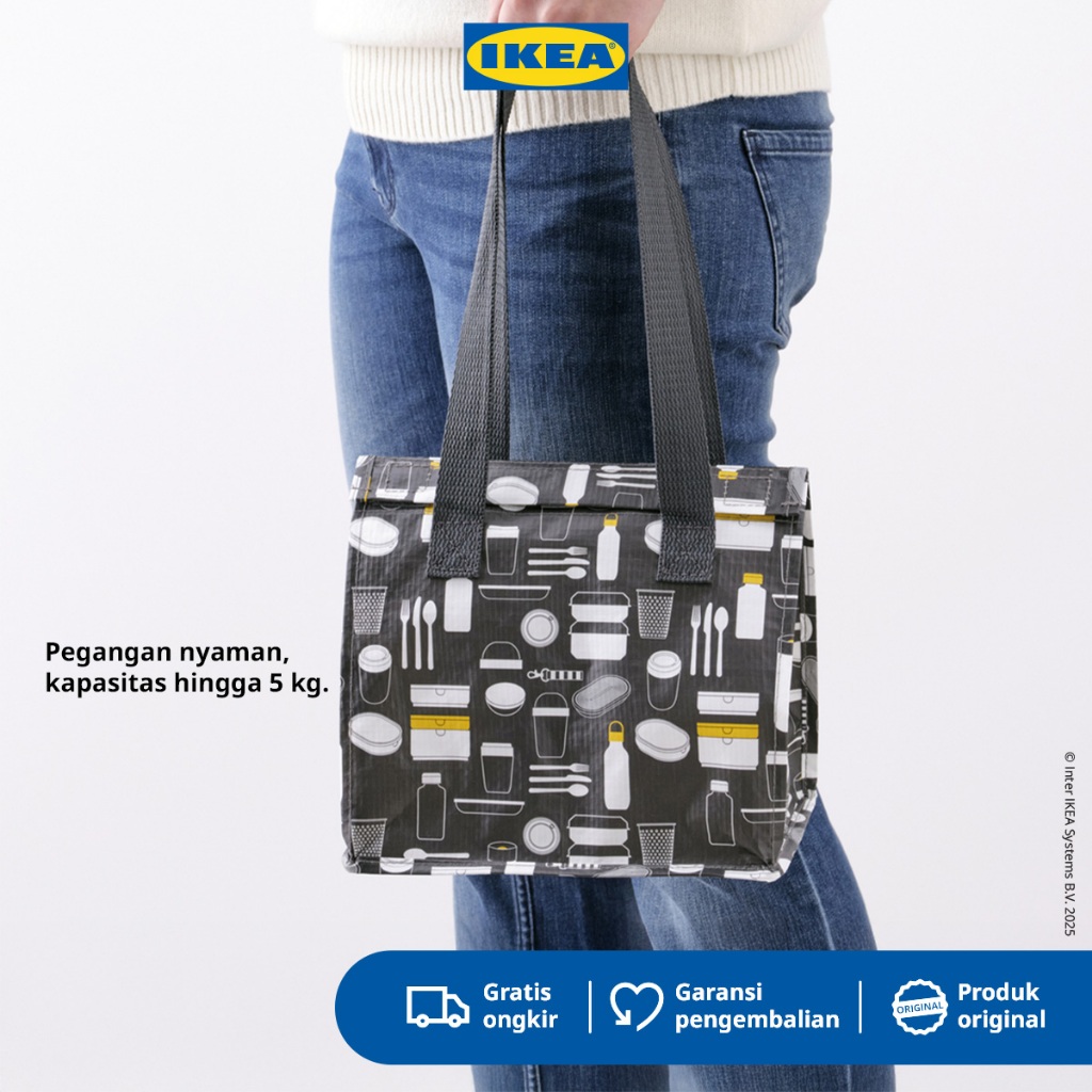 IKEA FLADDRIG Tas Bekal / Makan Siang 25x16x27 cm