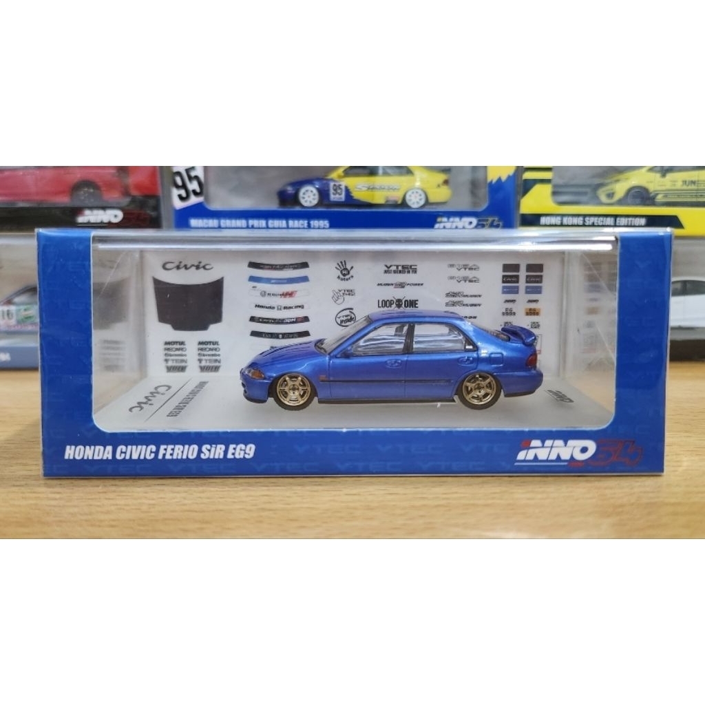 Inno64 Honda Civic Ferio SiR EG9 Blue