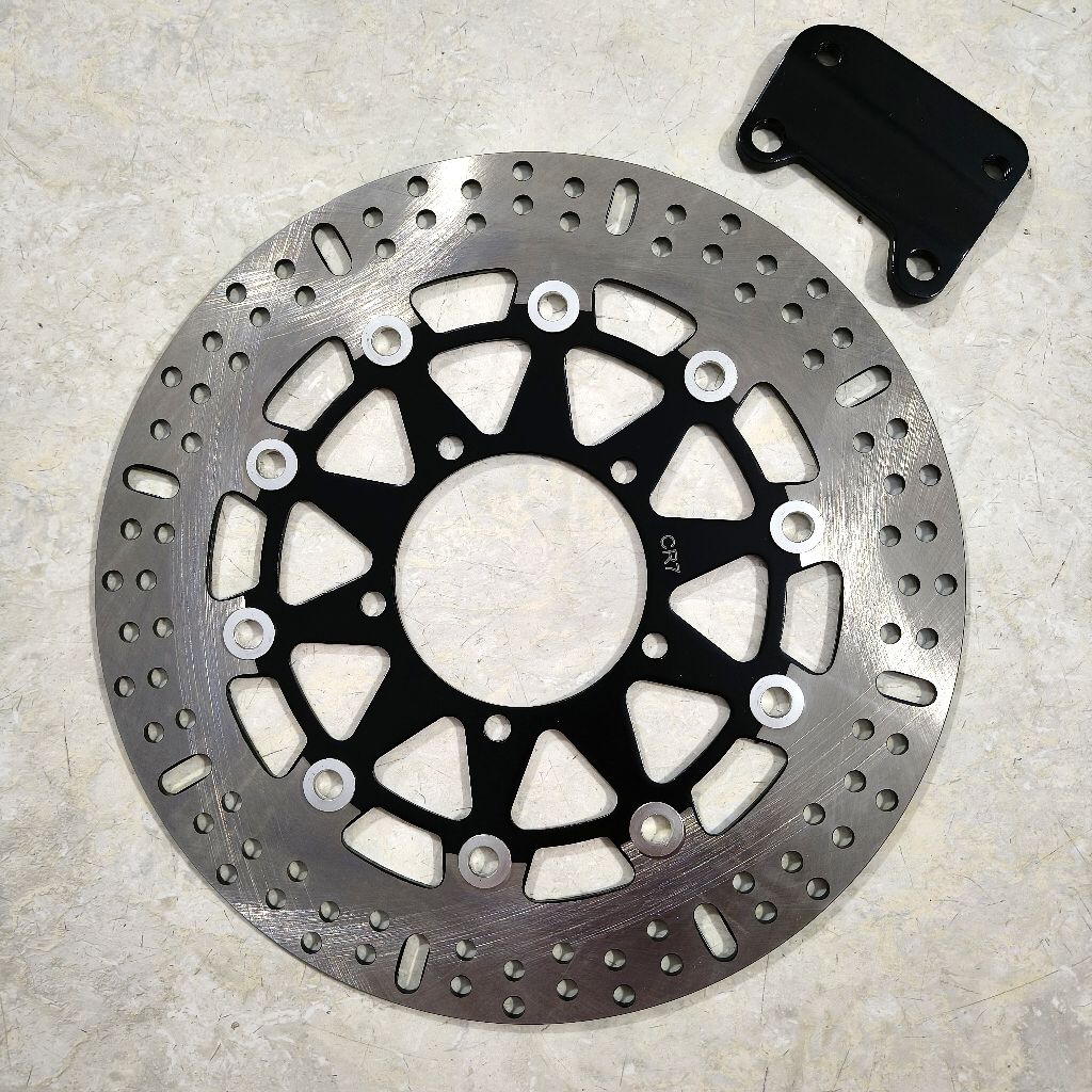 Piringan Cakram Depan Vixion 300 mm Plus Breket Piringan Vixion 300MM Piringan