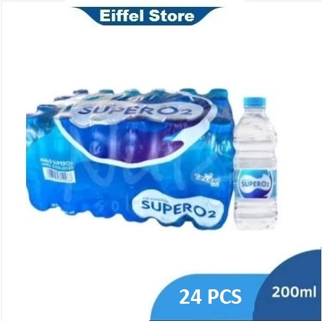 Air Mineral Super O2 200ml x 24 | Air Mineral Super O2 200 ml | Air Minum Super O2 200 ml