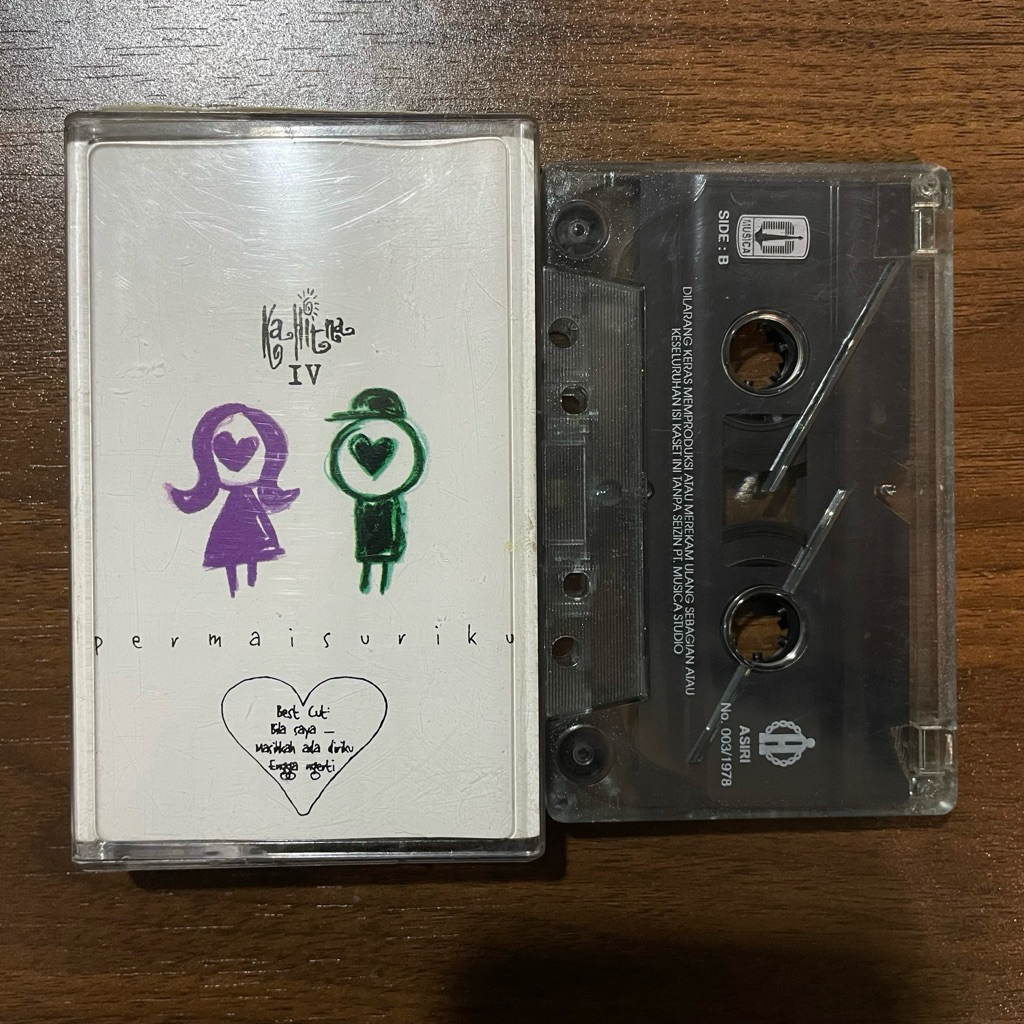 Kaset pita - Kahitna - Permaisuriku