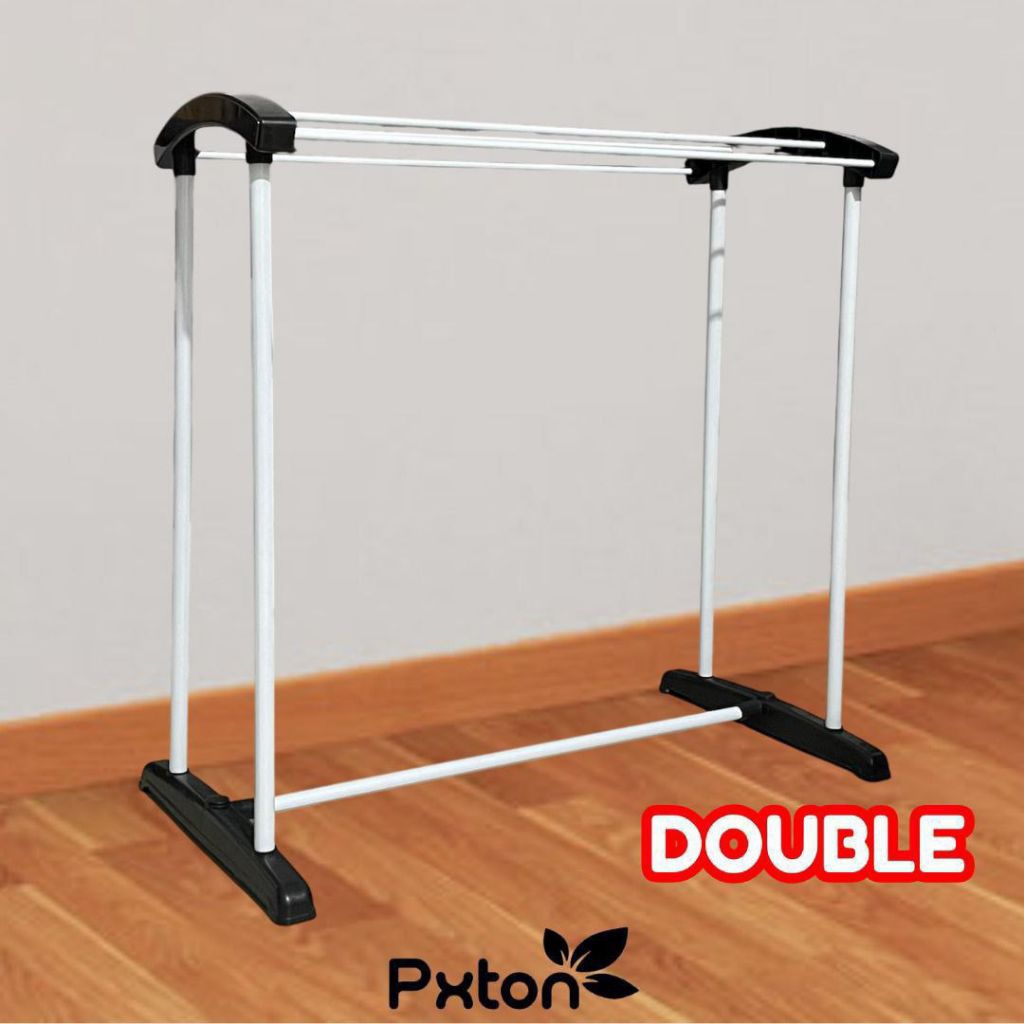 RAK JEMURAN HANDUK TIANG DOUBLE / RAK JEMURAN / TIANG BESI