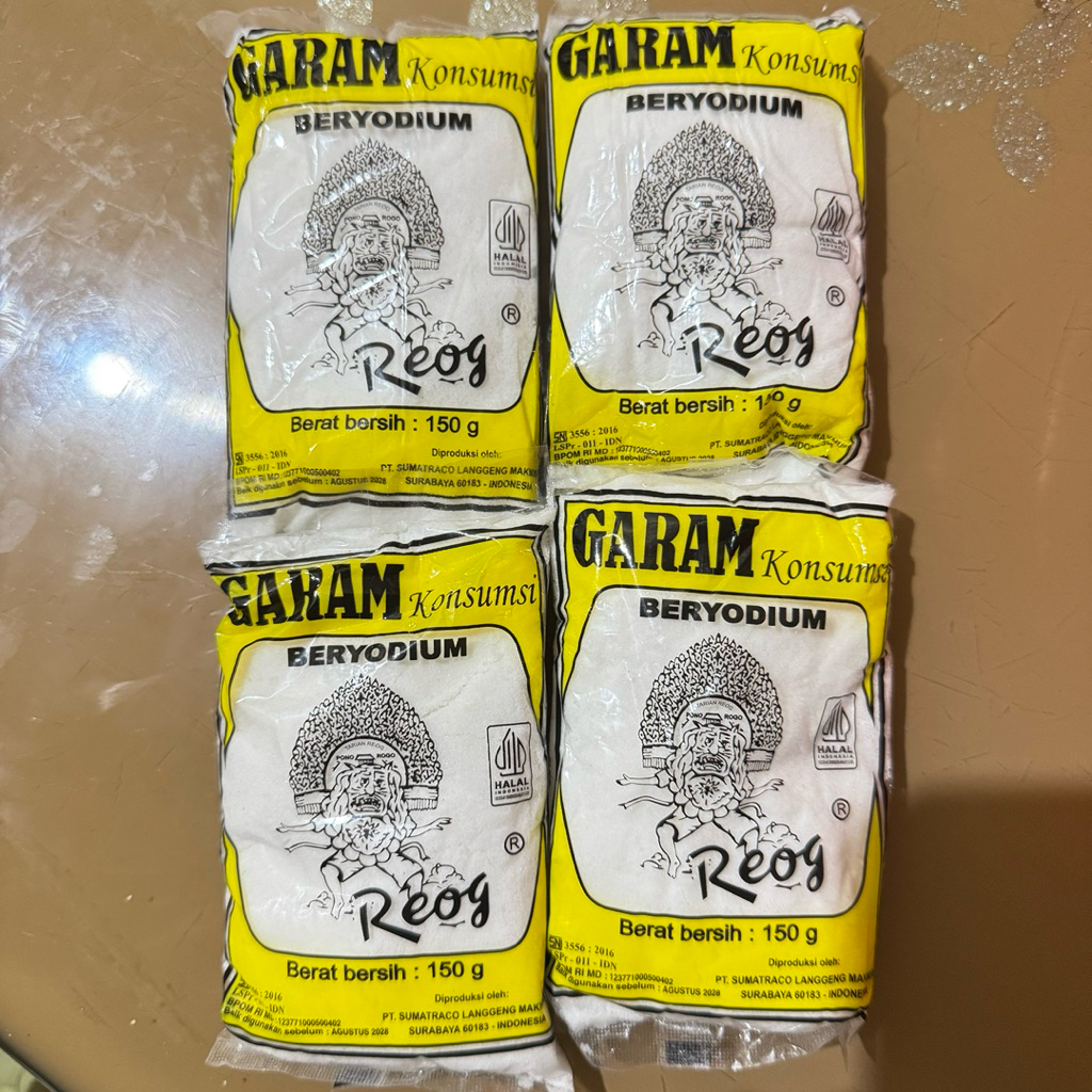 GARAM MASAKAN GARAM REOG GARAM SERBAGUNA KEMASAN 150g BERYODIUM