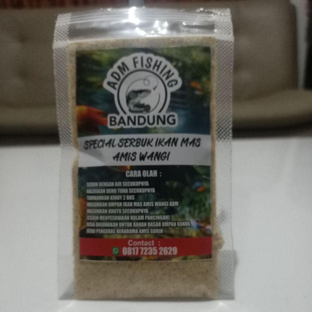 Umpan special serbuk ikan mas amis wangi