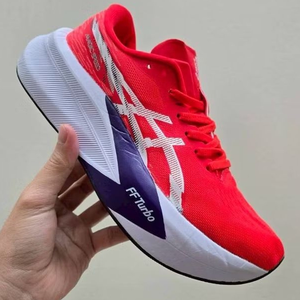 sepatu running pria Asics Magic Speed Flash Red /  Blue shoes training