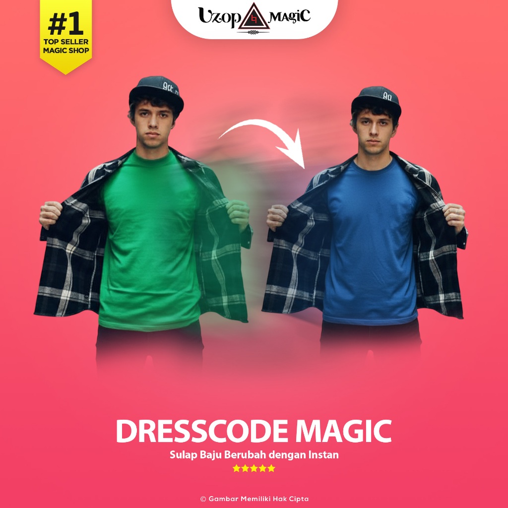 Dresscode Magic - Alat Sulap Merubah Baju - Uzop Magic Shop