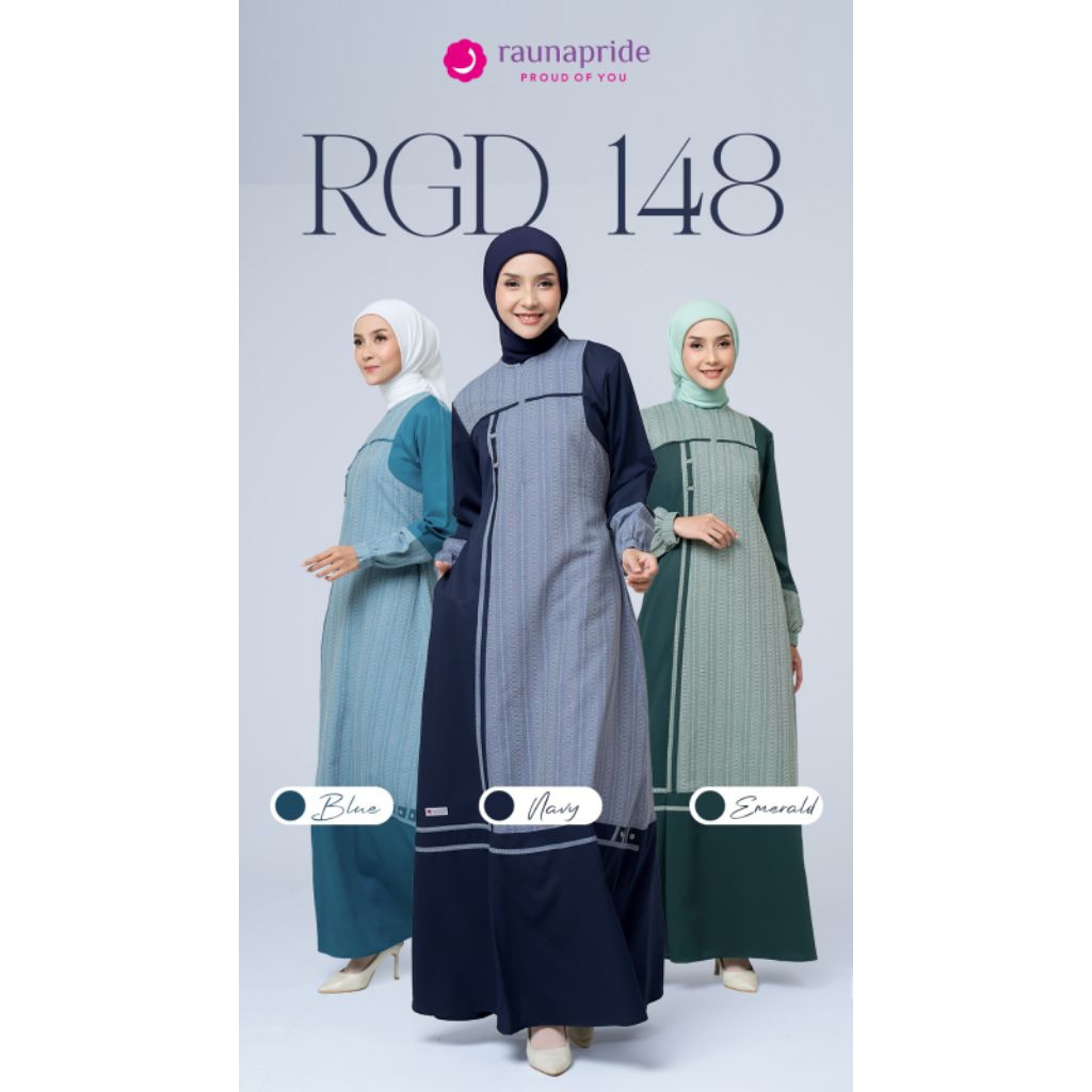 GAMIS RAUNA RGD 148, GAMIS RAUNA NAVY, GAMIS RAUNA EMERALD