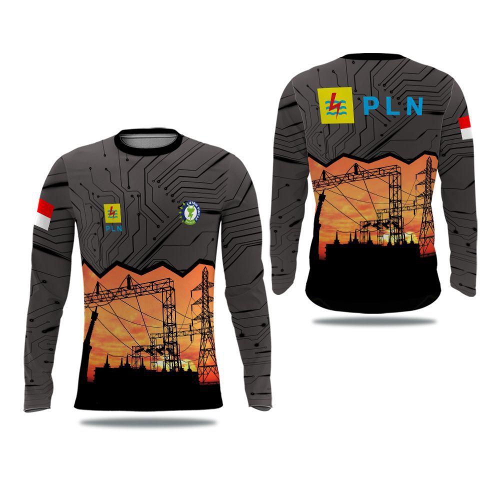 PLN LISTRIK INDONESIA JUAL KAOS BAJU PRIA SUBLIME KEREN