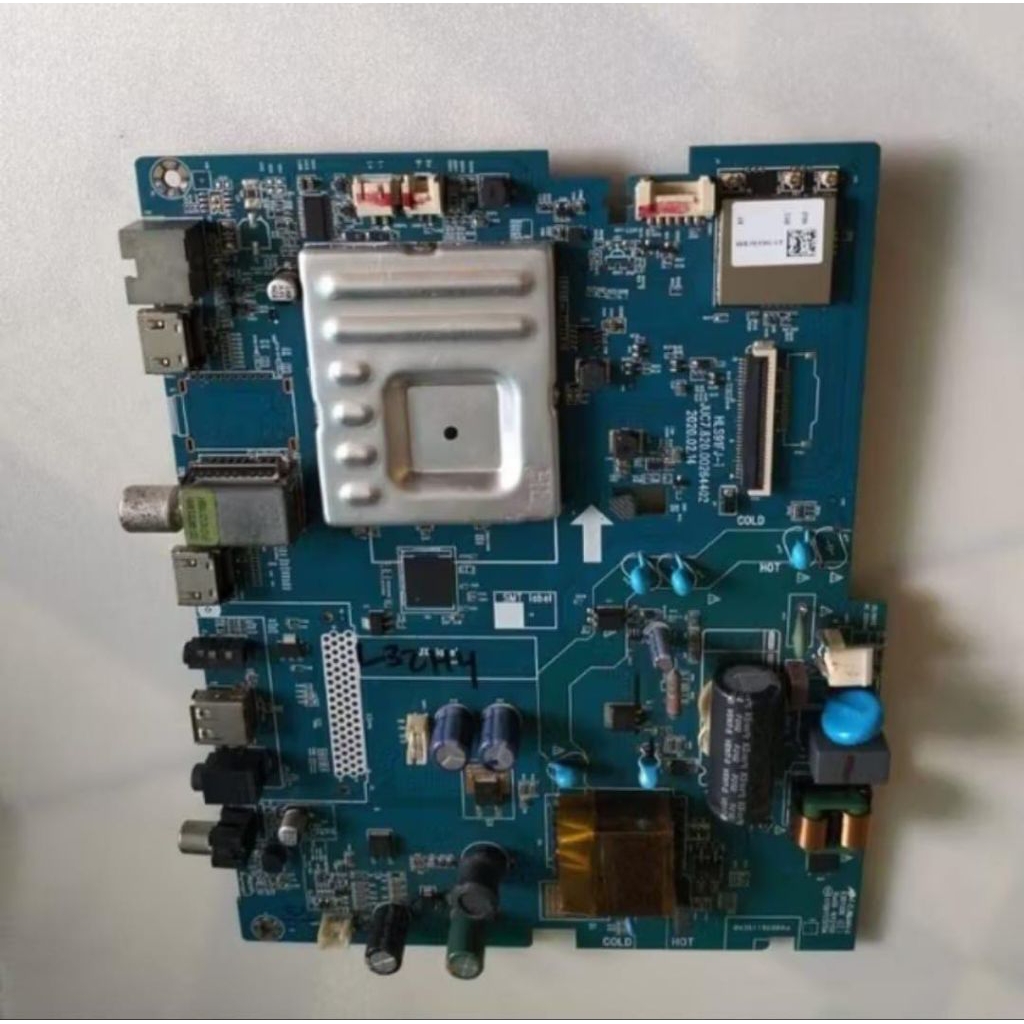 MB MOBO MAINBOARD MODULE MESIN TV CHANGHONG L32H4/L 32H4 MB CHANGHONG 32 SOKET BESAR