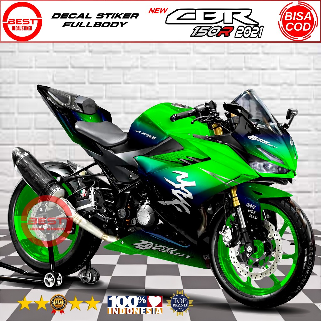 Decal Stiker Motor CBR 150R 2021 2022 2023 High Quality Variasi Motor CBR K45R Skotlet CBR K45R