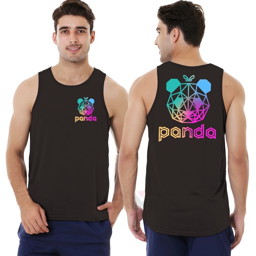 Singlet Distro Pria Keren / Kaos Distro Pria Singlet Keren sablon Panda / Baju Singlet Distro / Kaos