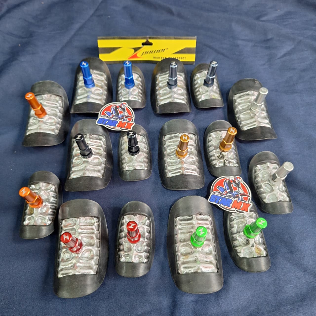 Stopper Ban Jumbo Kombinasi + Rim Lock Nut Ban 18 -21 CNC ZPOWER