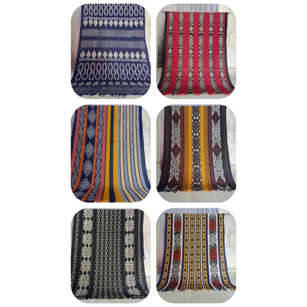kain tenun ikat etnik batik blangket halus ikat kepala tenun troso lombok tenun NTT tenun toraja