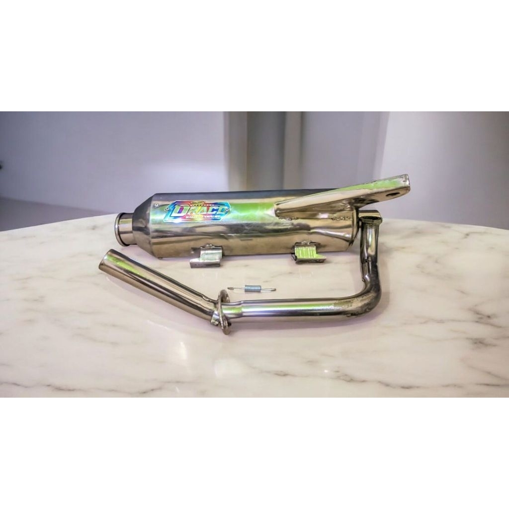 Knalpot SHIJIRO DRACO FUL CRUM Model SHIJIRO Moncong SHIJIRO Beat karbu deluxe beat esp Vario Mio Sc