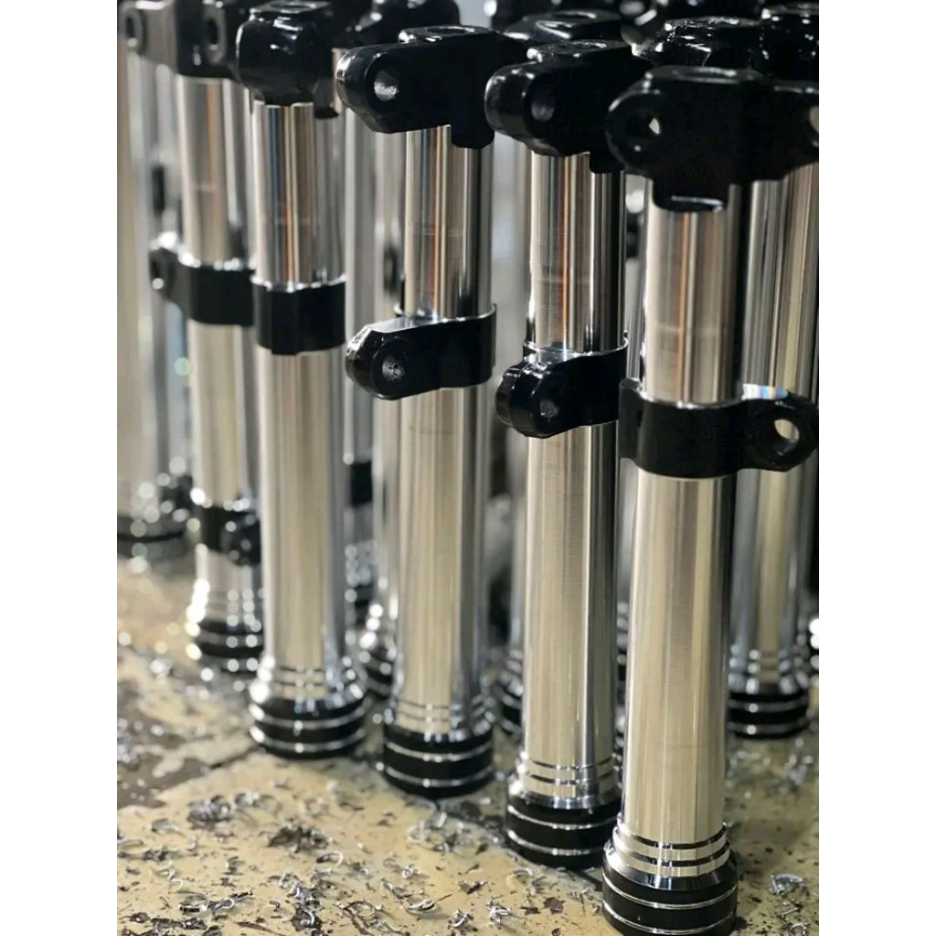 Bottom Shok depan mio bubut kinclong Bahan original