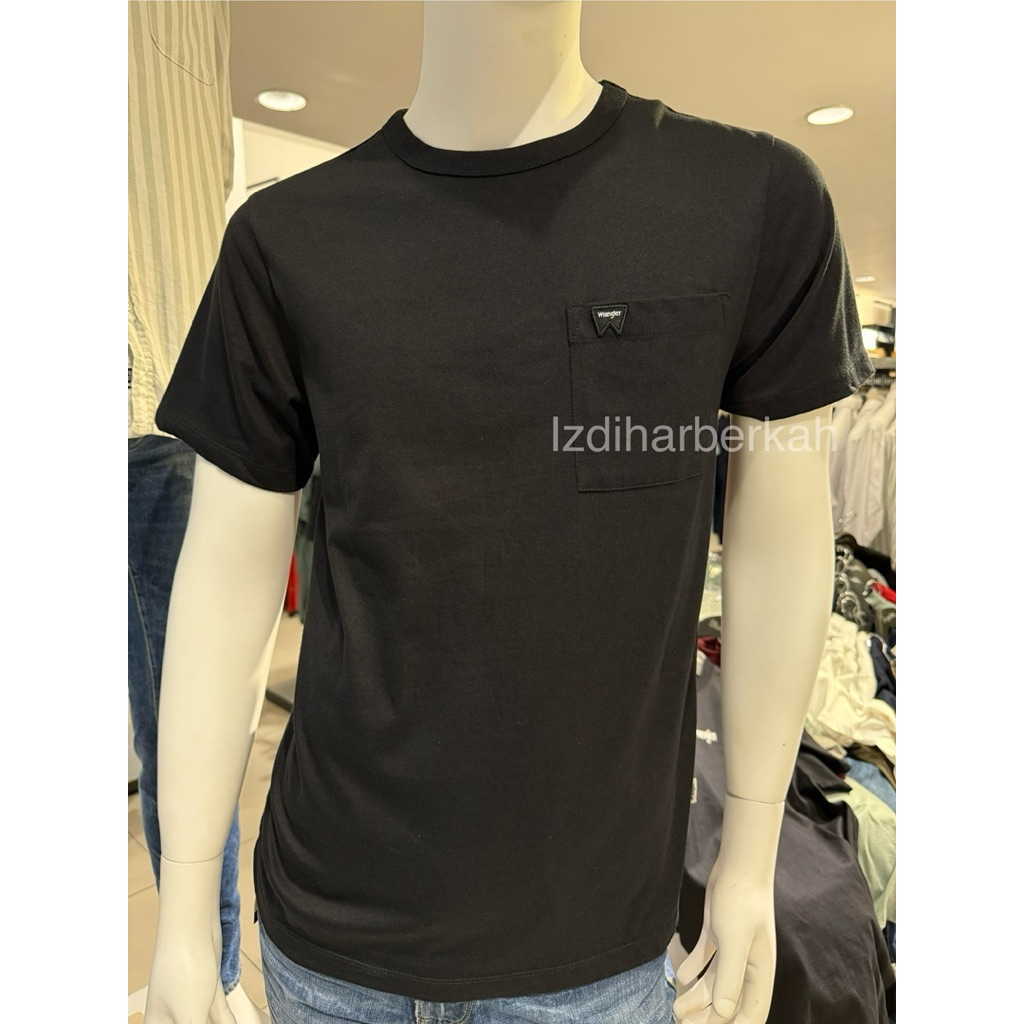 Kaos oblong ada kantong kecil pria wrangler terbaru