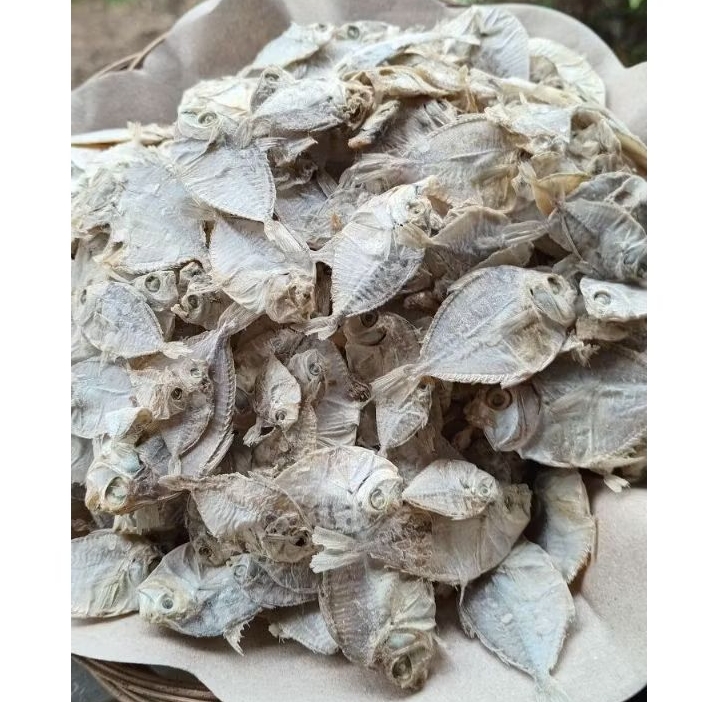 IKAN ASIN PETEK/ IKAN PIRIK/ IKAN KEMPAR TAWAR PUTIH BERSIH. TERSEDIA  SIZE KECIL, SEDANG, BESAR. 1K