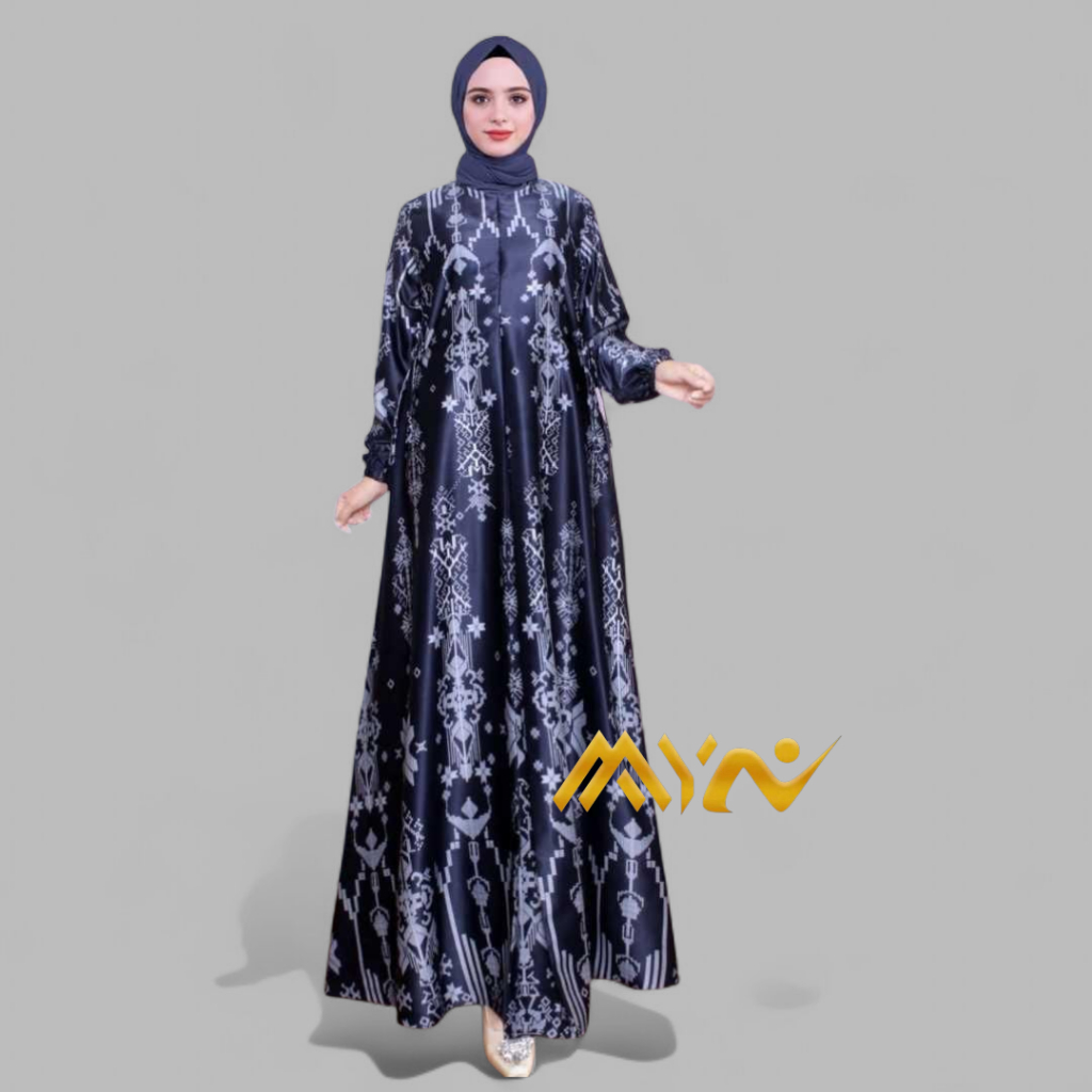 COD GAMIS SILK PREMIUM MOTIF TERBARU WANITA MUSLIM MEDINA JUMBO EXECUTIVE PREMIUM