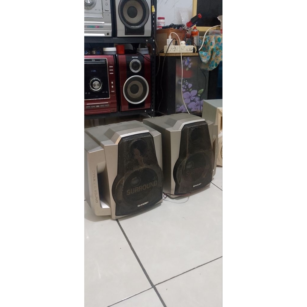 Speaker Bekas Compo merk Sharp