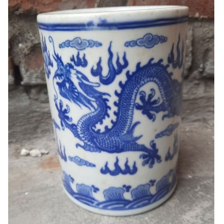 #guci naga china #keramik lama #vintage lawas #pajangan hiasan