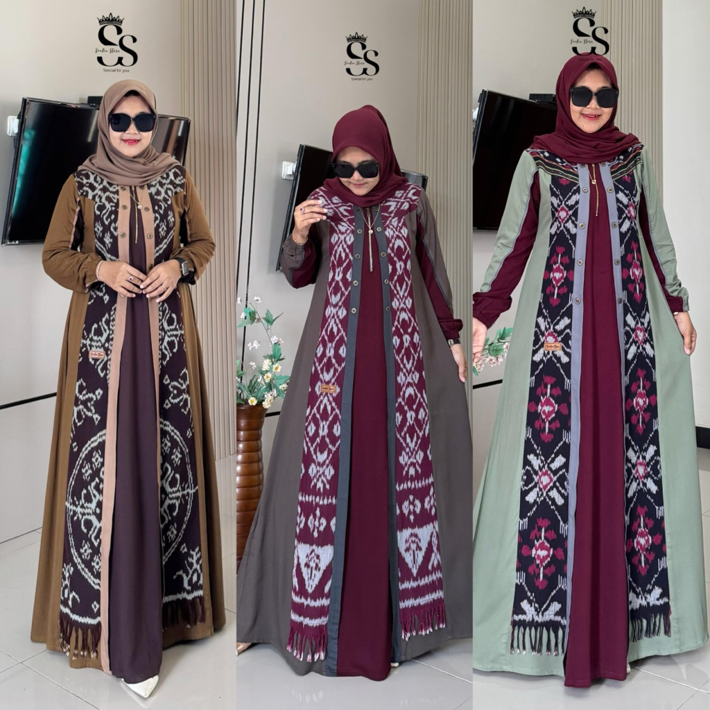 GAMIS SAULINSTORE TWILL UNIQLO MIX ETNIK TERBARU (READY)