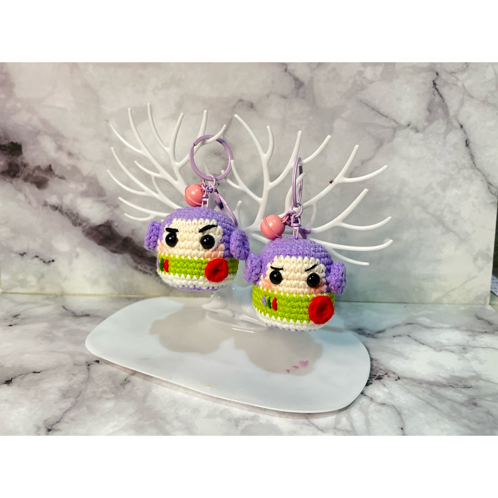 Buzz Lightyear Keychain Crochet | Amigurumi Buzz Lightyear | Bathlightyear keychain | Buzz Lightyear