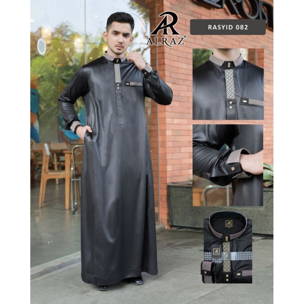 ALRAZ Thobe Korea Lengan Panjang Rasyid 082