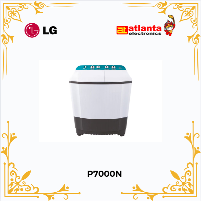 MESIN CUCI LG 2TABUNG 7kg P7000N P-7000N