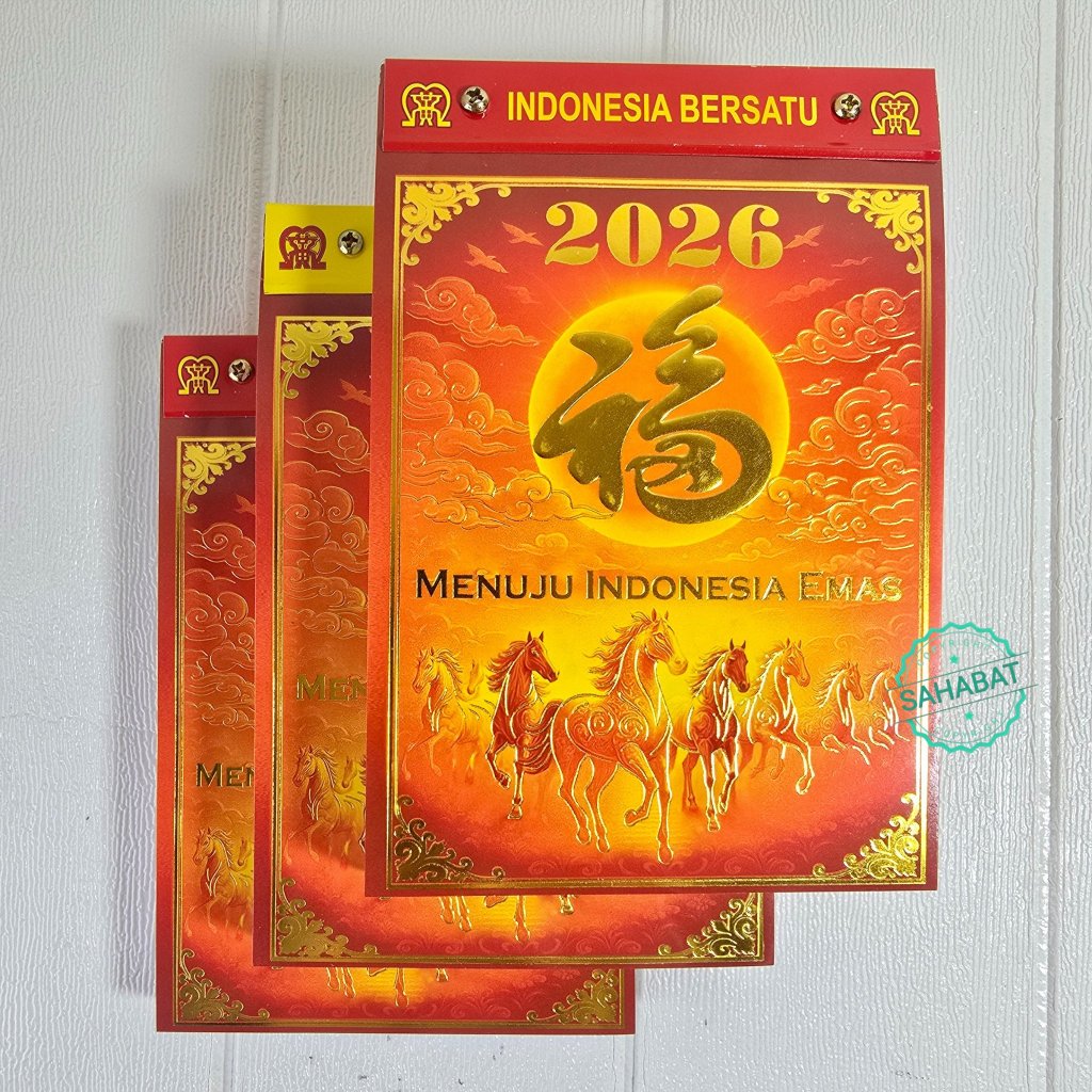 KALENDER HARIAN SOBEK 2026 MENUJU INDONESIA EMAS TAHUN 2026 / KALENDER 2026 /KALENDER MURAH