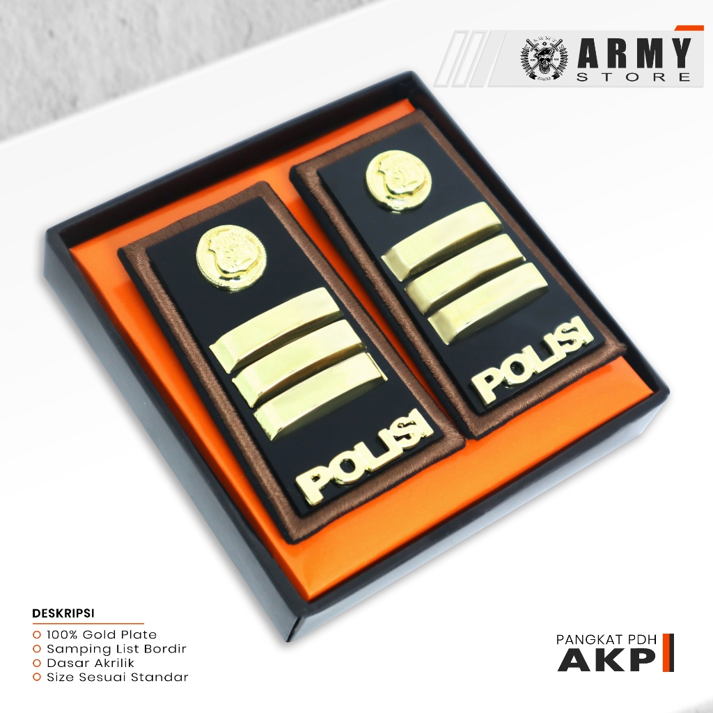 PANGKAT PDH AKP POLISI / PANGKAT POLRI