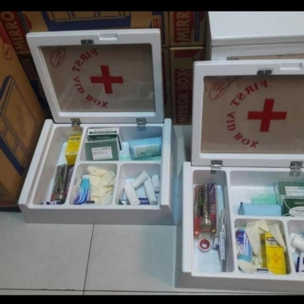 KOTAK P3K TIPE B + ISI KOMPLIT / BOX P3K MASPION DINDING