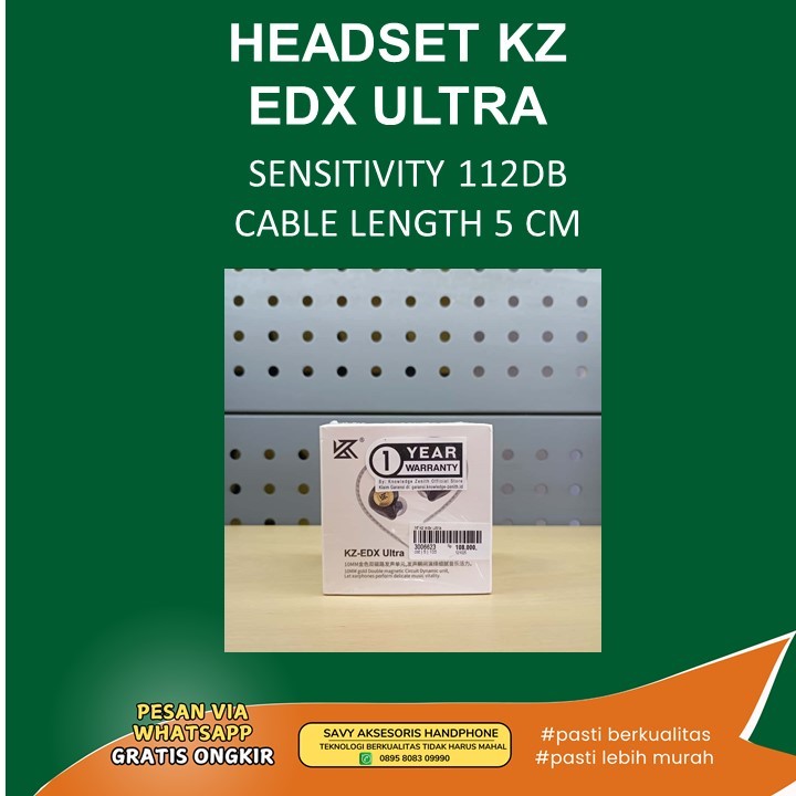 3006623 HEADSET KZ EDX ULTRA