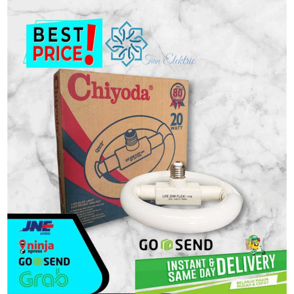 CHIYODA LHE-20W Bulat Circular Lamp Electronic Ballast
