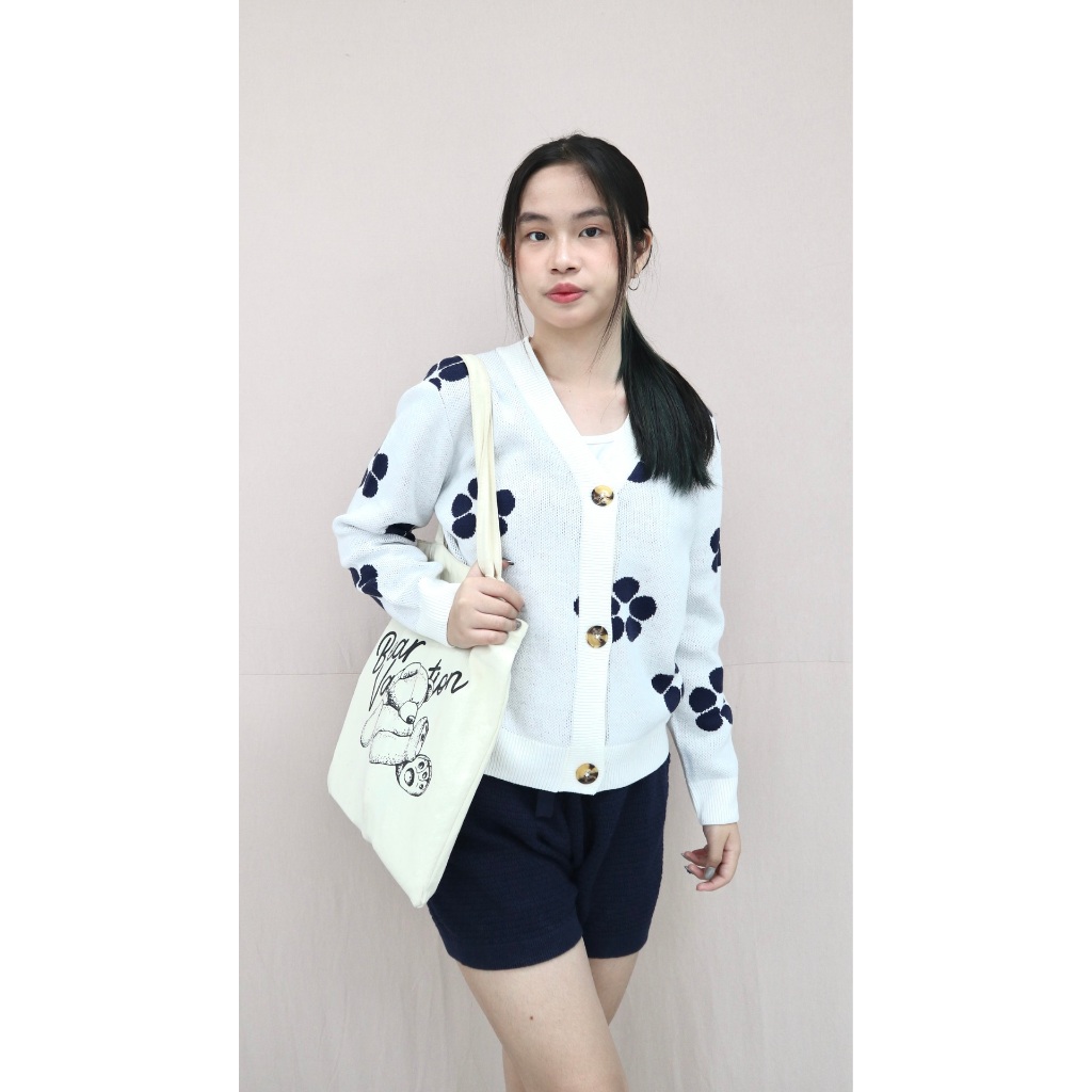 Slover - Hayoon Cardigan - Korean Knit Cardigan - Sweater Korea - Rajut Premium