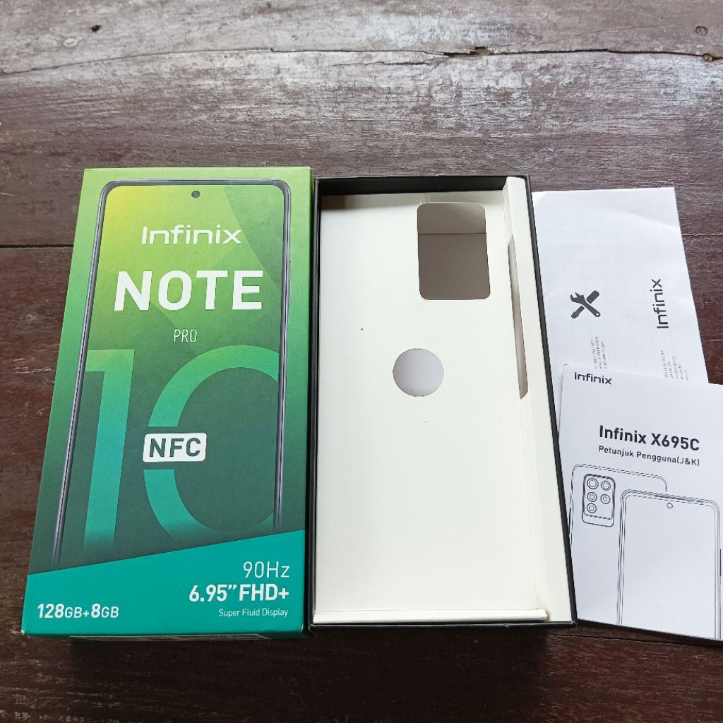 Dus Box Infinix Note 10 Pro Original Copotan