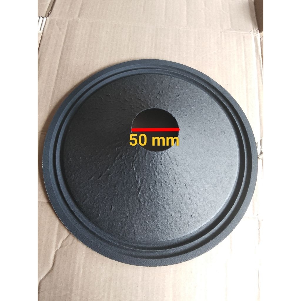 daun speker 12 inch fullring lobang spol 50 mm