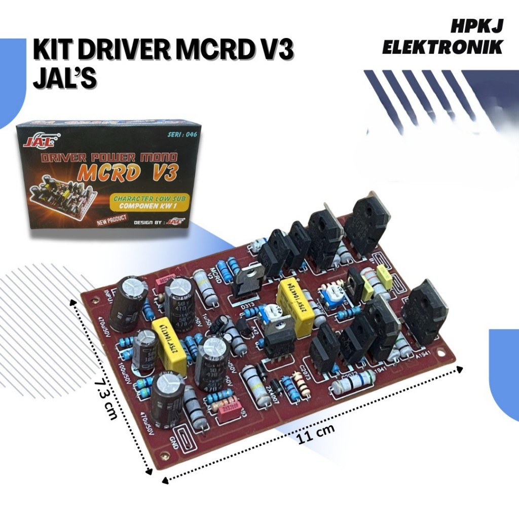 PROMO JAL KIT DRIVER POWER MONO MCRD V3 LOW SUB driver mcrd v3