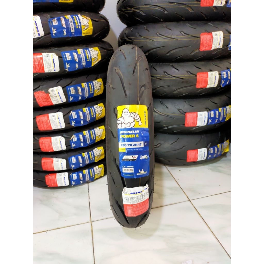 BAN MICHELIN POWER 6 120/70 R17 IMPOR TUBLES