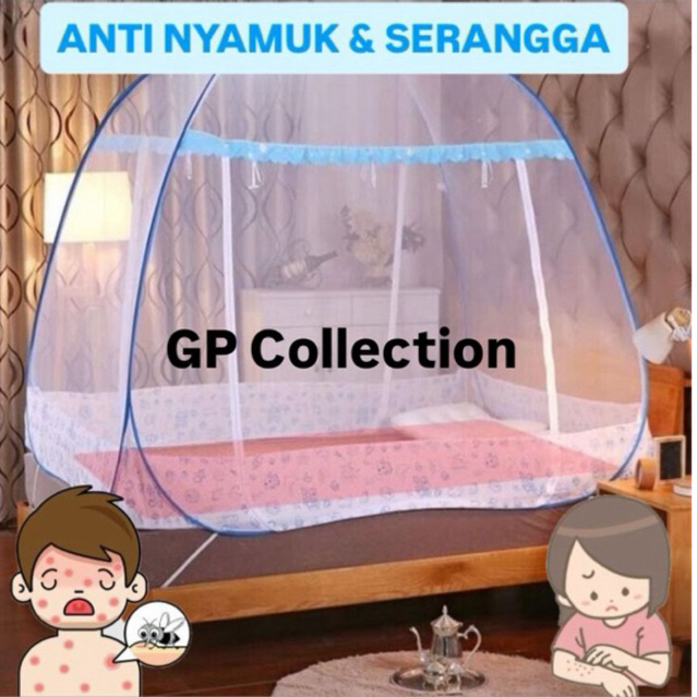 Kelambu Lipat Kelambu Dewasa Kelambu Tidur Anti Nyamuk