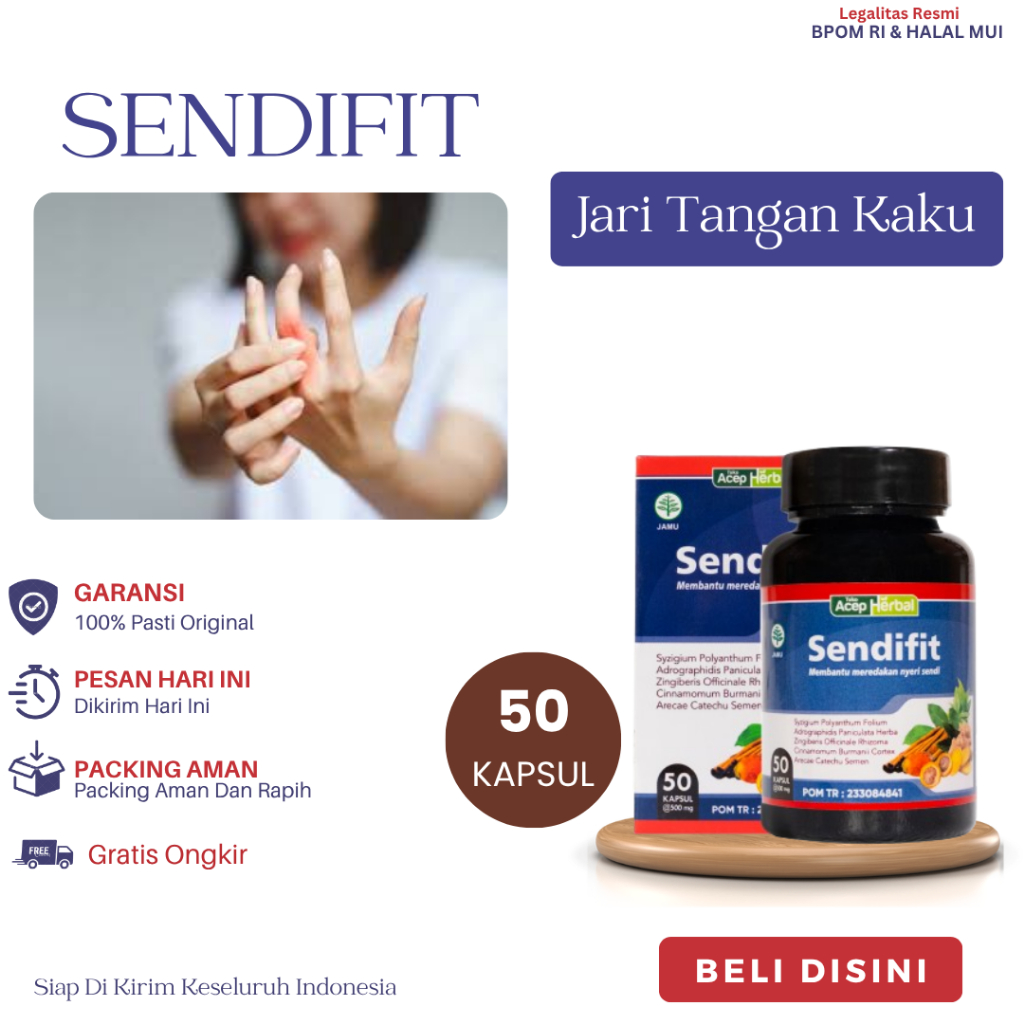 Obat Untuk Jari Tangan Kaku, Kesemutan, Jari Pelatuk, Jari Tangan Susah Digerakan, Trigger Finger, J