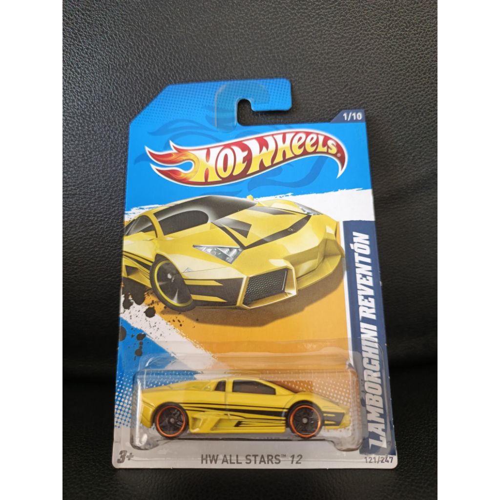 HOTWHEELS LAMBORGHINI REVENTON YELLOW