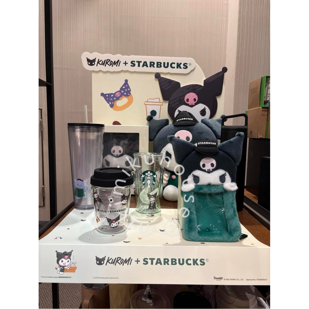 KUROMI X STARBUCKS COLLAB HONGKONG MACAU EXCLUSIVE SANRIO STARBUCKS MUG TUMBLER CUP BOTOL KOPI DAY 2