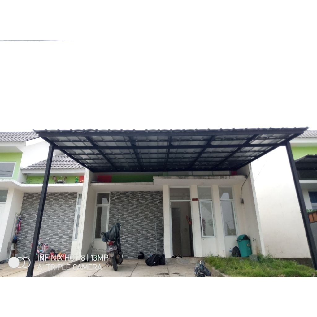 Kanopi atap spandek pasir