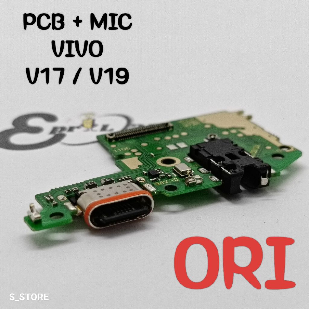 KONEKTOR CAS VIVO V17 / V19 ( INDONESIA ) ORI + IC CONNECTOR CHARGER PAPAN CAS VIVO V17 / V19 ORI