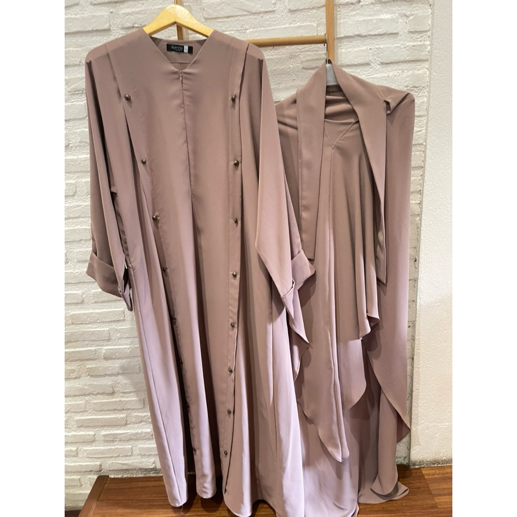 Aljenna Lanna Abaya set Fuse Khimar Long Preloved