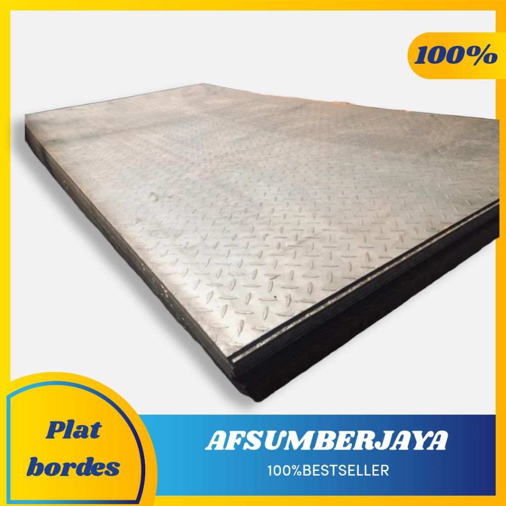 plat bordes besi ukuran 5mm x 1200x2400 | full berkualitas ss400