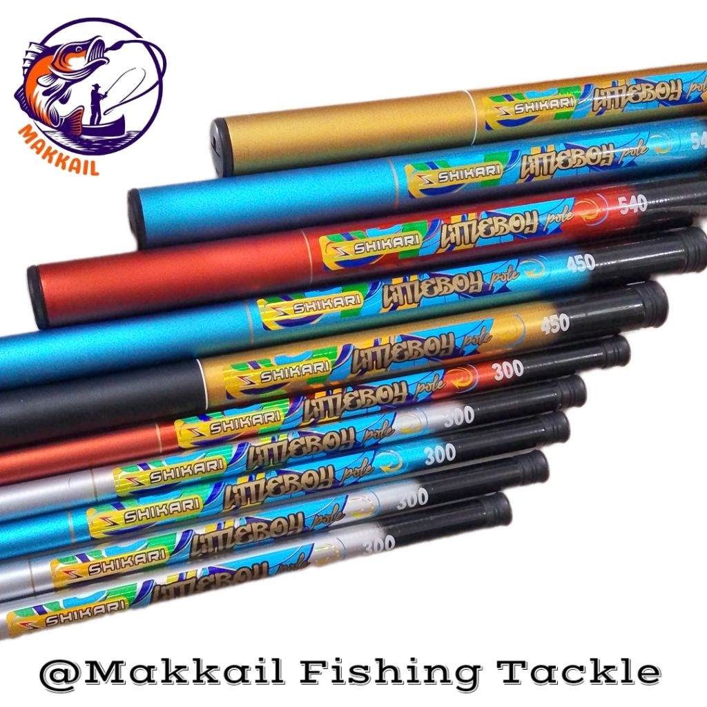 Tegek Pancing Fiber Shikari Littleboy Ruas Pendek