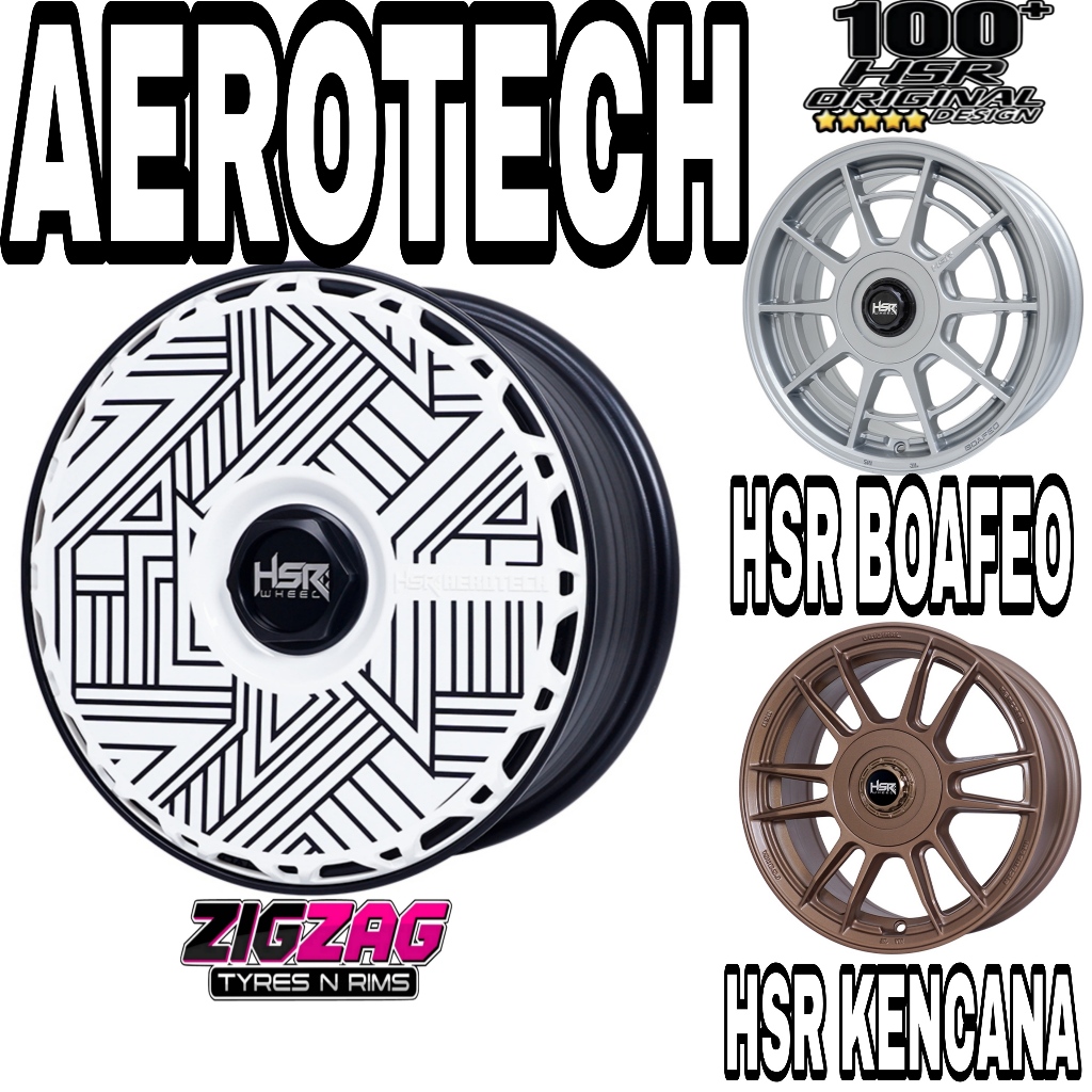 Wheel Dop Aerotech HSR Original Motif (khusus velg type boafeo & kencana R15-16)