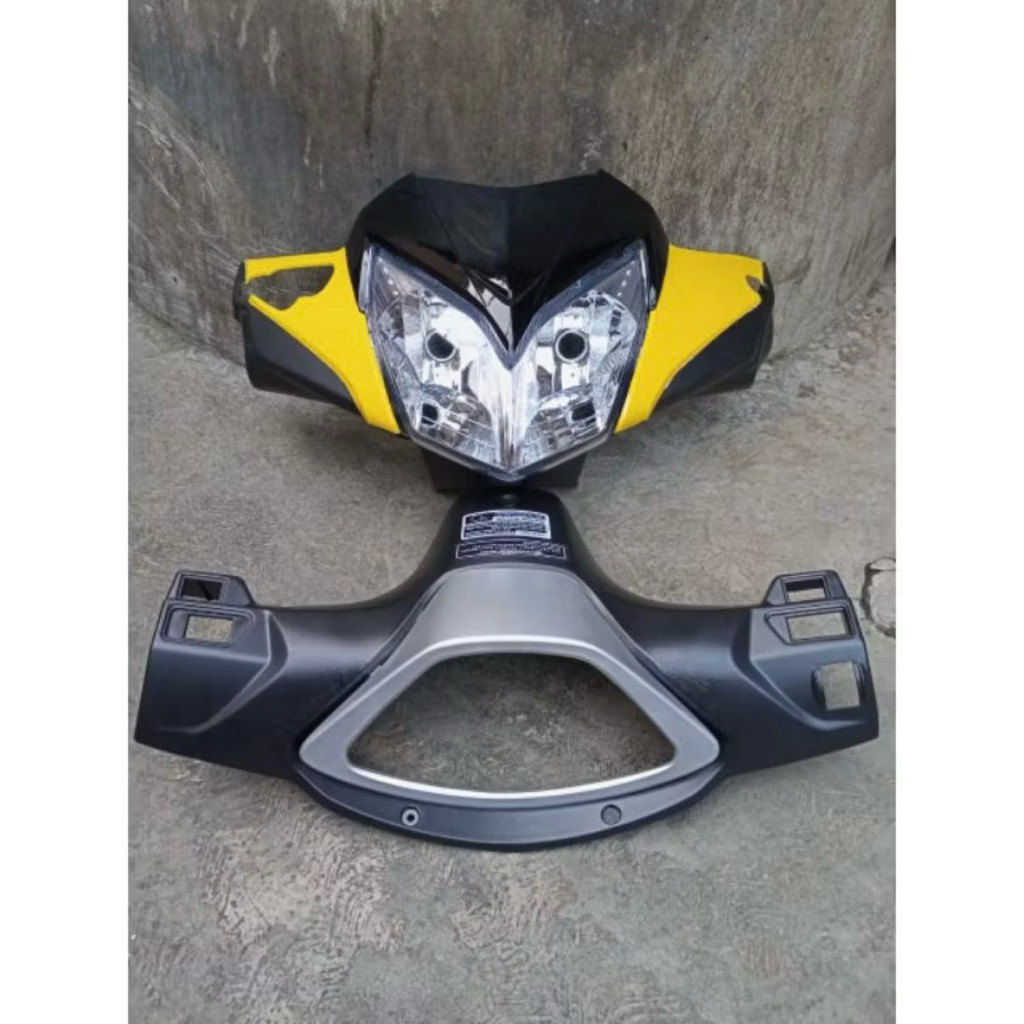 Batok Set Lampu Supra X 125 New Batman Kuning
